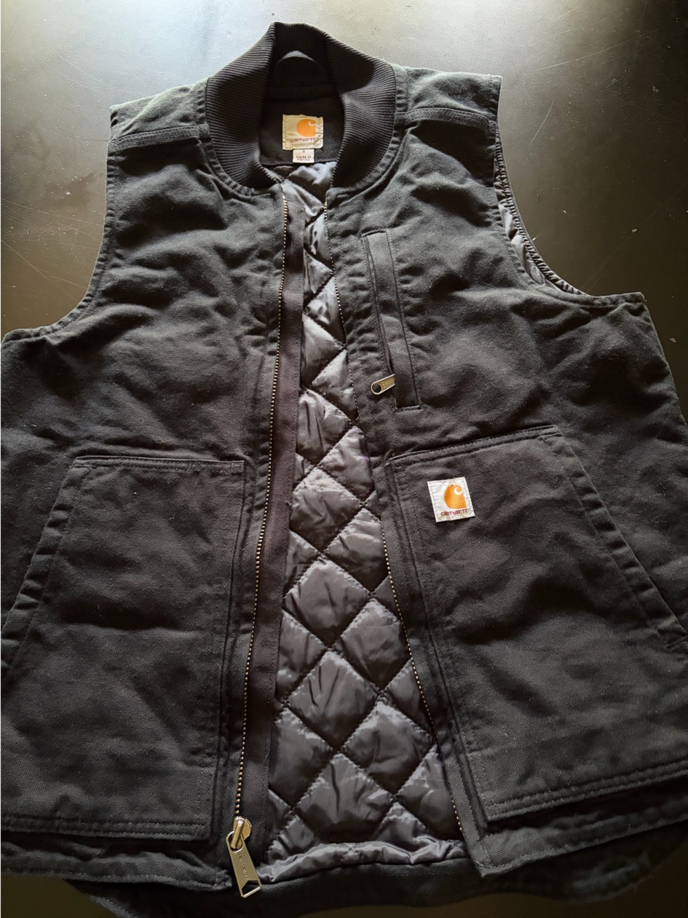 Carhartt Black Vest Men Small